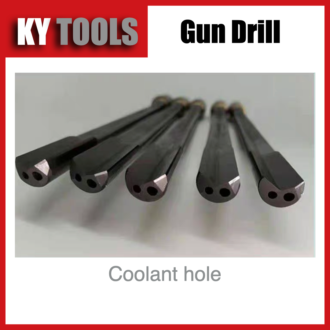 Gun Drill, Carbide, Coolant through