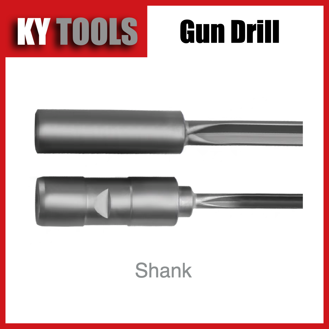 Gun Drill, Carbide, Coolant through