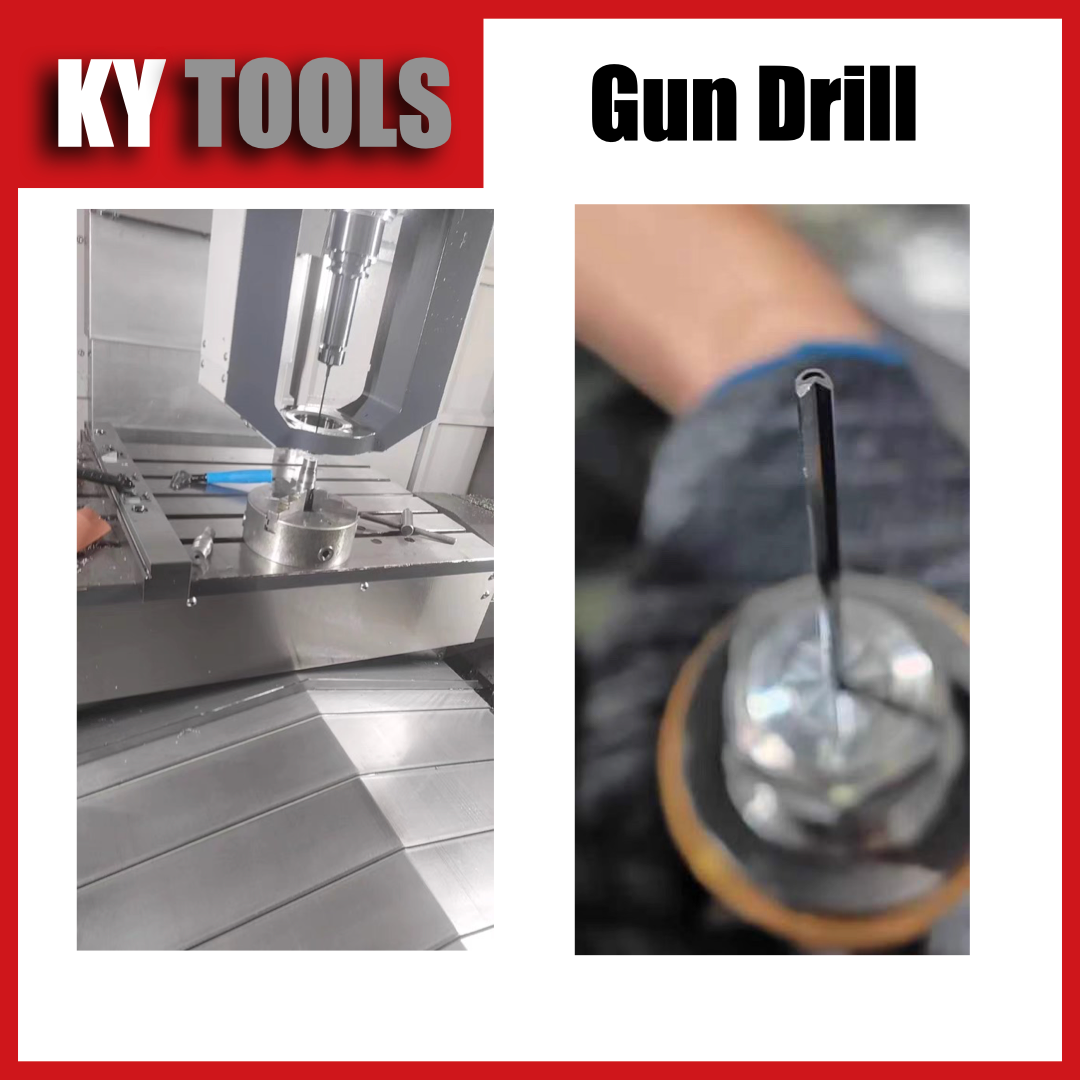 Gun Drill, Carbide, Coolant through