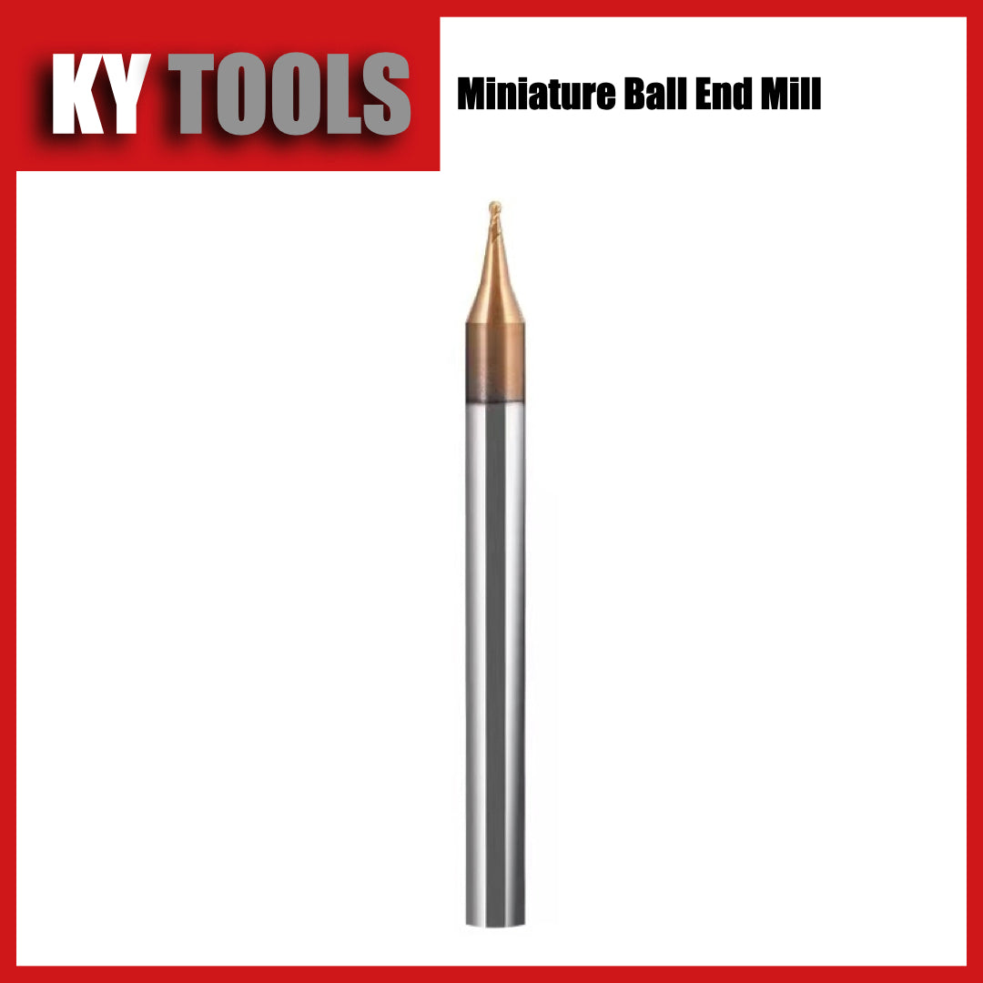 Kugelkopffräser, Vollhartmetall, Miniatur