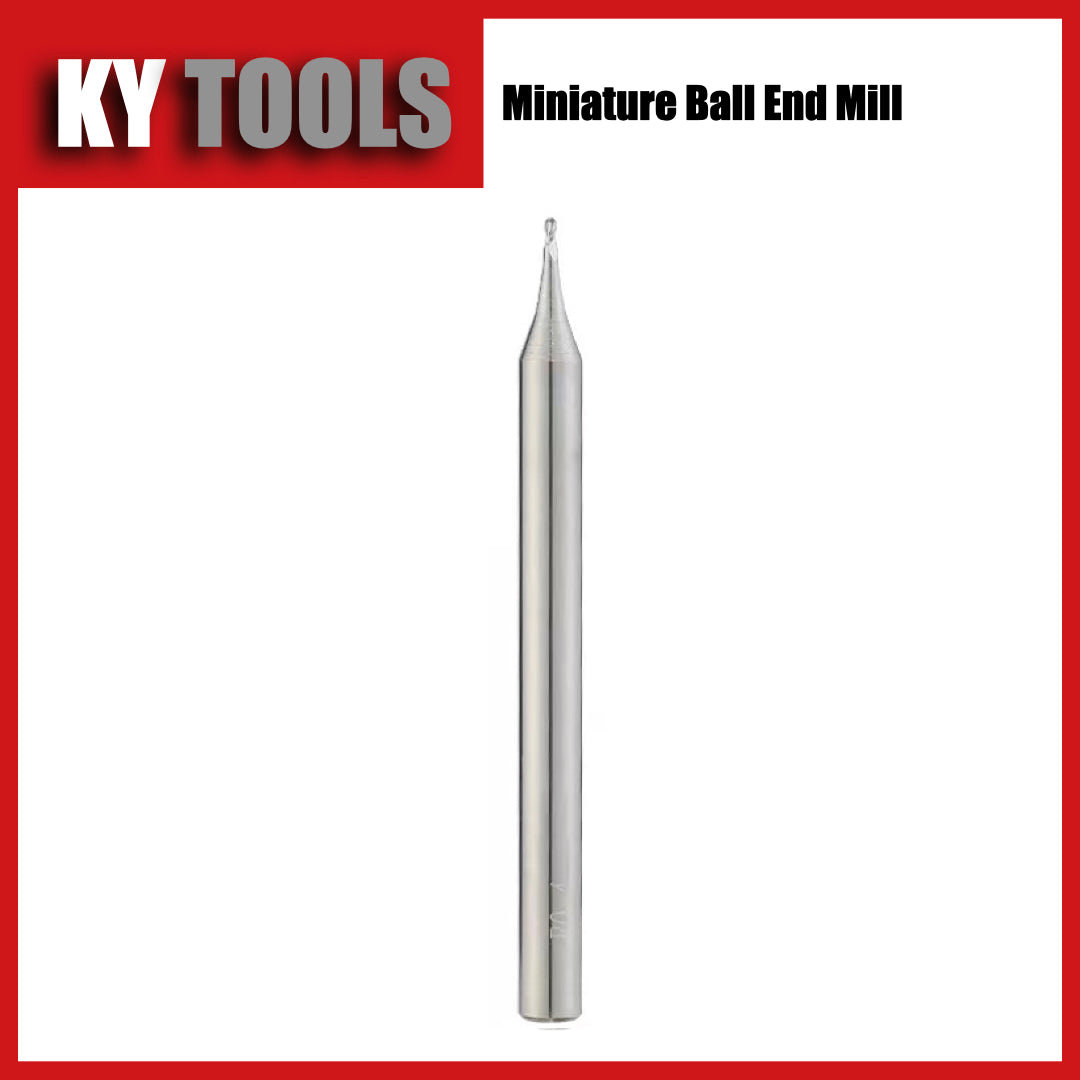 Kugelkopffräser, Vollhartmetall, Miniatur