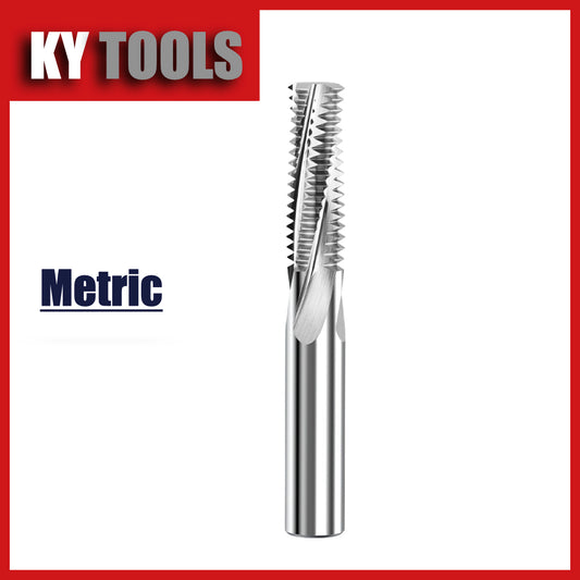Thread Mill, Solid Carbide, Triple Form, Metric, Uncoated