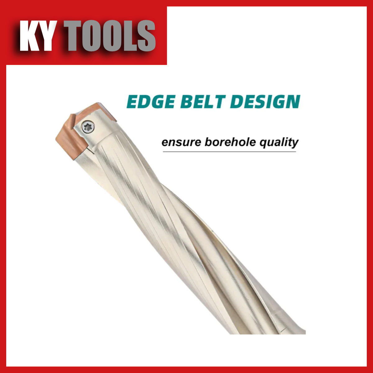 Replaceable Carbide Modular Drill, 20-20.9 mm Carbide Tip Insert. HCD/JCD/Crownloc like Carbide Modular Drill Bit