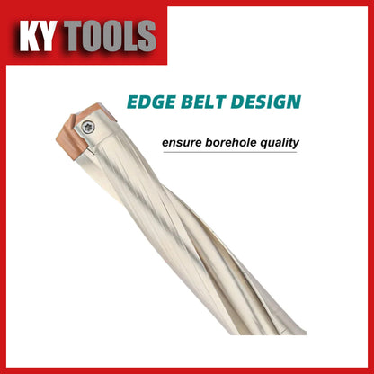 Replaceable Carbide Modular Drill, 20-20.9 mm Carbide Tip Insert. HCD/JCD/Crownloc like Carbide Modular Drill Bit