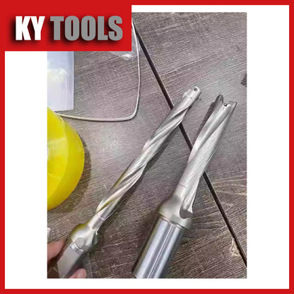 Replaceable Carbide Modular Drill, 8D shank. JCD/Crownloc like Carbide Modular Drill Bit
