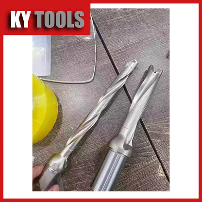 Replaceable Carbide Modular Drill, 17-17.9 mm Carbide Tip Insert. HCD/JCD/Crownloc like Carbide Modular Drill Bit