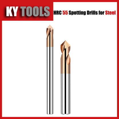 HRC 55 SPOTTING DRILLS - KYTOOLS