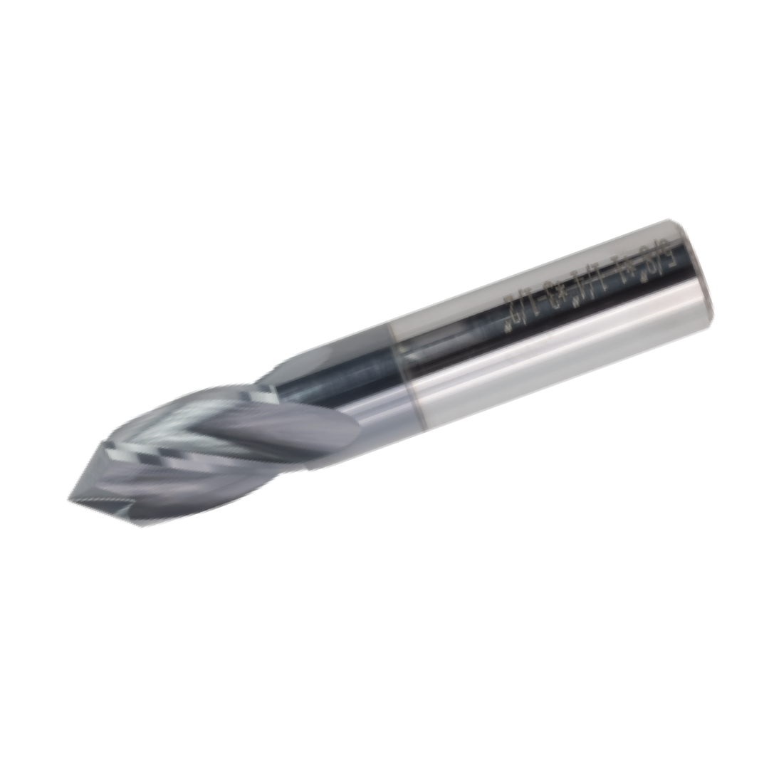 Carbide Drill Mills, 5/16" Dia, 13/16" LOC, 2 1/2"OAL, 5/16" Shank Dia, 2 Flute, TiAlN Coated