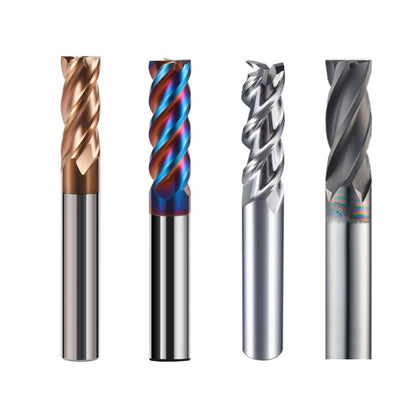 Square End Mills, Solid Tungsten Carbide, Inch & Metric