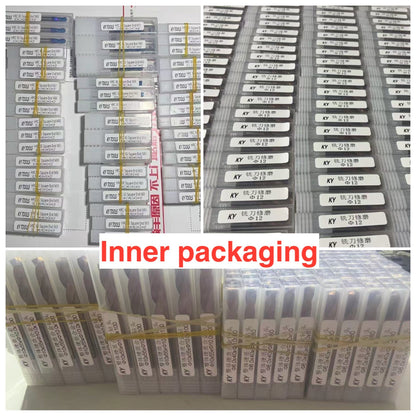 Fresas de chavetero cuadrado, carburo sólido, recubiertas de TiSiN 