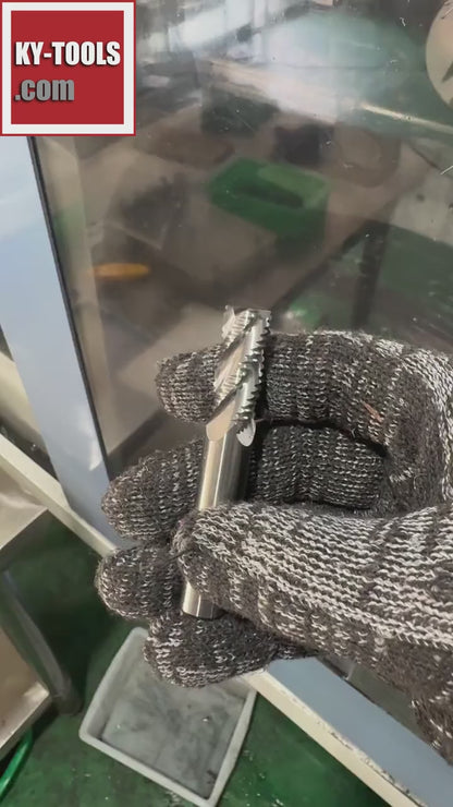 Fresas de desbaste de carburo, 3 flautas, sin recubrimiento