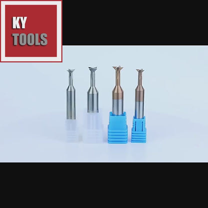 Fresas de cola de milano, carburo sólido, recubiertas de TiSiN 