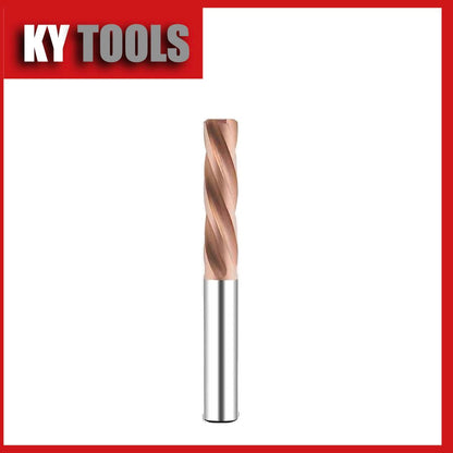 Carbide Reamer with Left Spiral Flute, with TiSiN coating