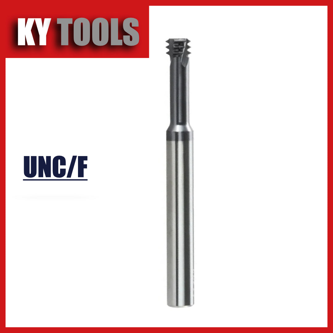 Thread Mill, Solid Carbide, Triple Form, UN(UNC, UNF, UNEF), TiSiN Coated