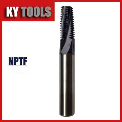 Gewindefräser, Vollhartmetall, Vollform, NPTF, TiSiN-beschichtet 